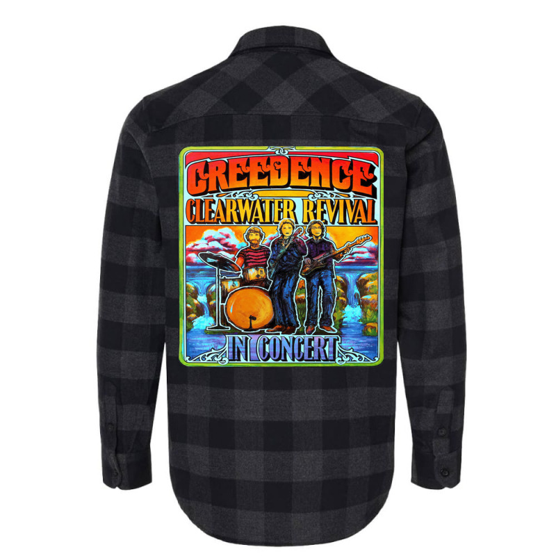 Creedence Clearwater Revival In Concert  Premium Flannel Shirt by viickybubolzw | Artistshot