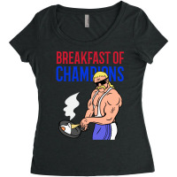 Breakfast Of Champs Women's Triblend Scoop T-shirt | Artistshot