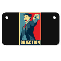 Objection Motorcycle License Plate | Artistshot