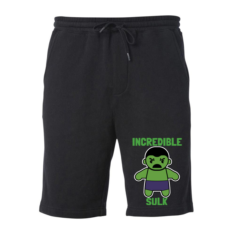 The Incredible Sulk Fleece Short by tawaredonassu | Artistshot