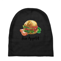 Bon Appetit Burger Baby Beanies | Artistshot