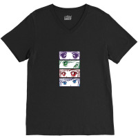 Anime Eyes V-neck Tee | Artistshot