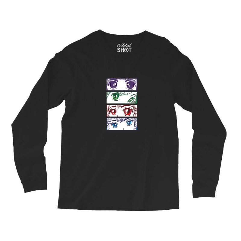 Anime Eyes Long Sleeve Shirts | Artistshot