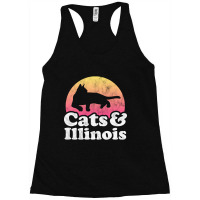 Cats And Illinois Gift For Men, Women, Kids Racerback Tank | Artistshot