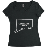 Connecticut Pride Women's Triblend Scoop T-shirt | Artistshot