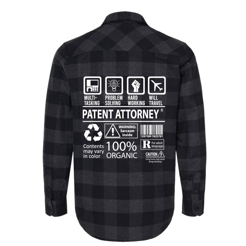 Patent Attorney T Shirt - Multitasking Certified Job Gift Item Tee Flannel Shirt | Artistshot