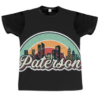 Paterson City Retro Graphic T-shirt | Artistshot