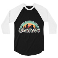 Paterson City Retro 3/4 Sleeve Shirt | Artistshot