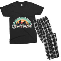 Paterson City Retro Men's T-shirt Pajama Set | Artistshot