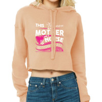 This Woman Is A Mother And A Nurse Nothing Scares Me Anymore (2) Cropped Hoodie | Artistshot