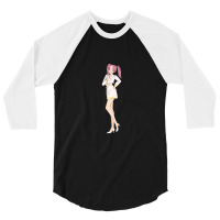 Anime Nod Loves Girl 3/4 Sleeve Shirt | Artistshot