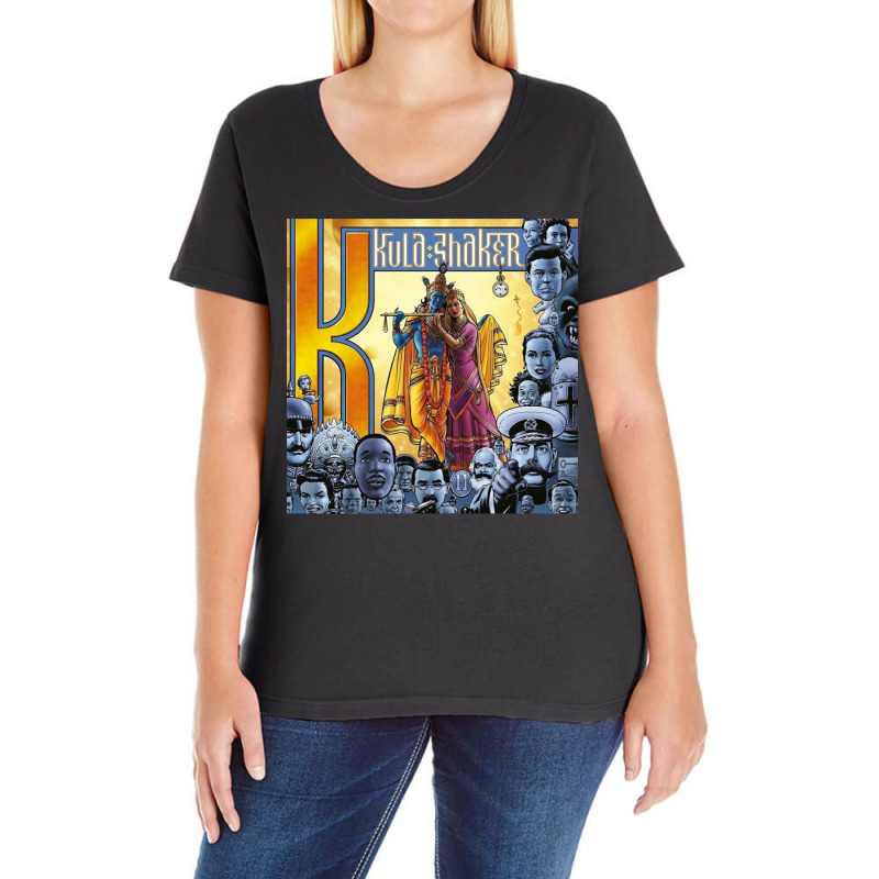 Kula Shaker Ladies Curvy T-Shirt by mauschruonan2 | Artistshot