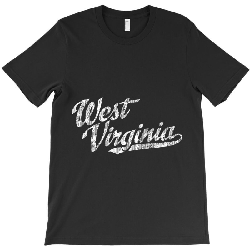 Limited Edition West Virginia Wv Vintage Sports Script Retro T-shirt | Artistshot