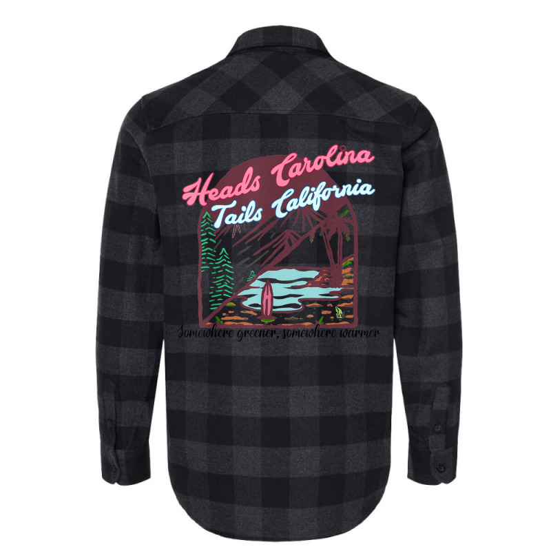 Heads Carolina Tail California Western Summer Beach Paradise T Shirt Flannel Shirt | Artistshot