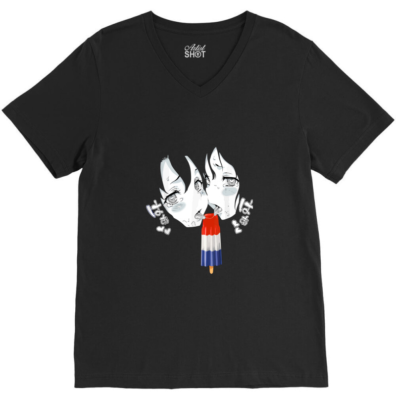 Anime Teen Girls Men Anime 4 V-neck Tee | Artistshot