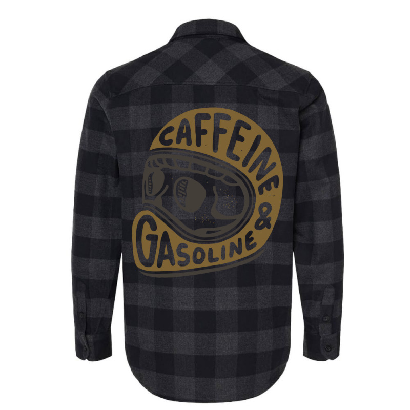 Caffeine And Gasoline Flannel Shirt | Artistshot