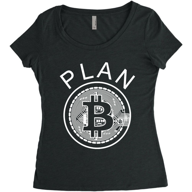 Bitcoin Btc Crypto Gifts Women's Triblend Scoop T-shirt by genuinelyseriously4 | Artistshot