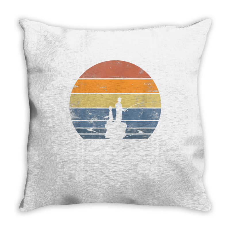 Father And Son Matching Shirts Fishing Partners Gift T Shirt Throw Pillow | Artistshot