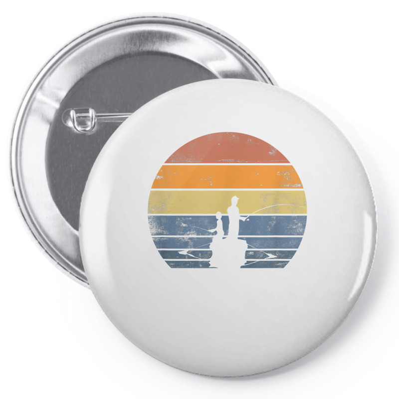 Father And Son Matching Shirts Fishing Partners Gift T Shirt Pin-back Button | Artistshot