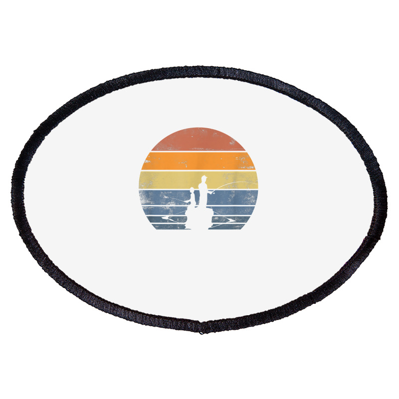 Father And Son Matching Shirts Fishing Partners Gift T Shirt Oval Patch | Artistshot