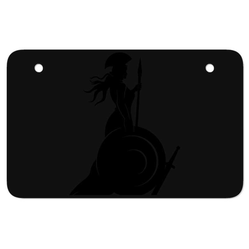 Minerva Greek Goddess Goddess Of Wisdom Greek Mythology Atv License Plate | Artistshot