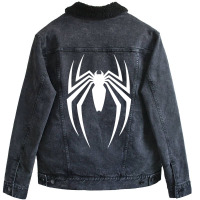 Spider Classic Unisex Sherpa-lined Denim Jacket | Artistshot