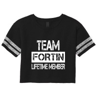 Fortin Name Team Fortin Lifetime Member Scorecard Crop Tee | Artistshot