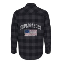 Patriotic Deplorables Flag Flannel Shirt | Artistshot