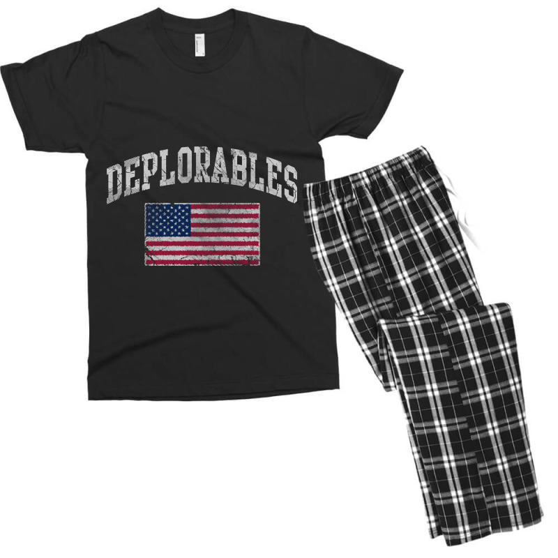 Patriotic Deplorables Flag Men's T-shirt Pajama Set by mrbigzeroht | Artistshot