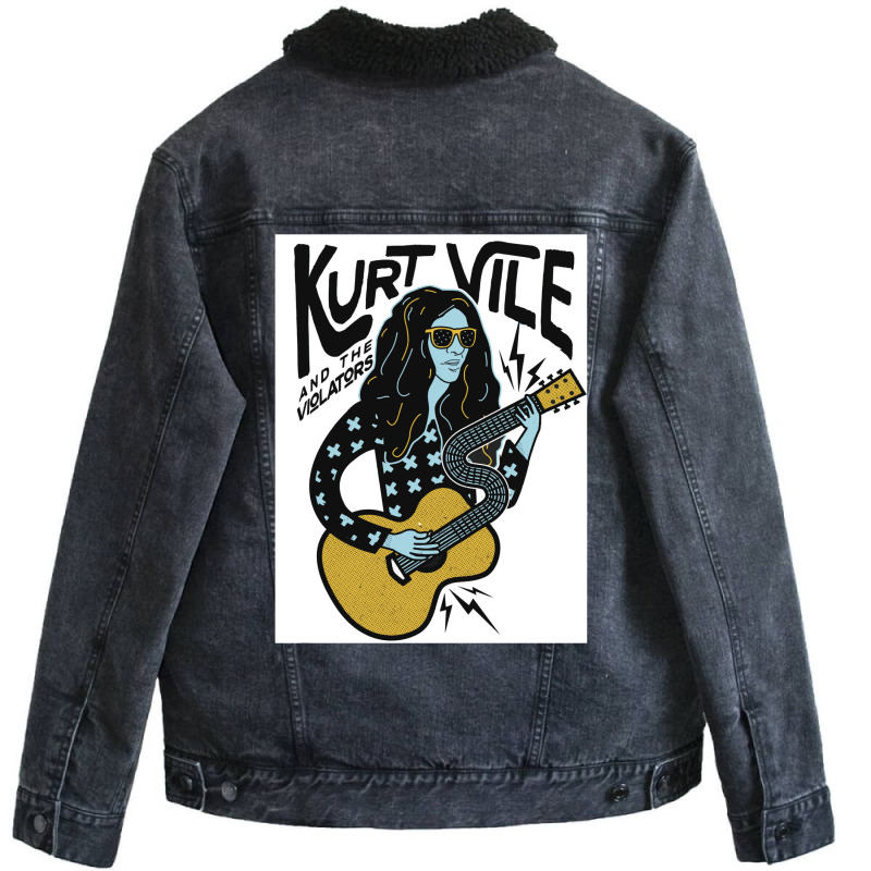 Kurt Vile Unisex Sherpa-Lined Denim Jacket by mauschruonan2 | Artistshot