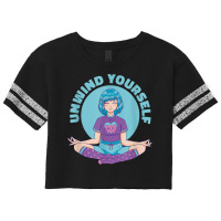 Meditation Zen Anime Girl Meditating, Unwind Yourself Yoga T Shirt Scorecard Crop Tee | Artistshot