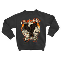 Clarksdale Mississippi Bald Eagle Retro Vintage Aesthetic Toddler Sweatshirt | Artistshot