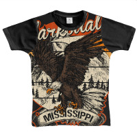 Clarksdale Mississippi Bald Eagle Retro Vintage Aesthetic Graphic Youth T-shirt | Artistshot