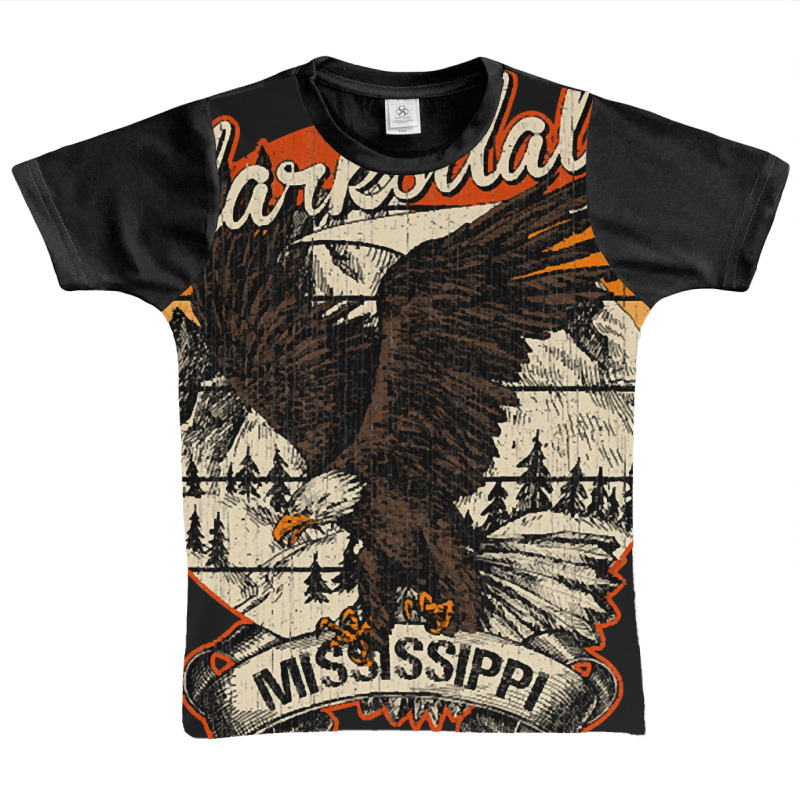 Clarksdale Mississippi Bald Eagle Retro Vintage Aesthetic Graphic Youth T-shirt by nuanceteams169 | Artistshot