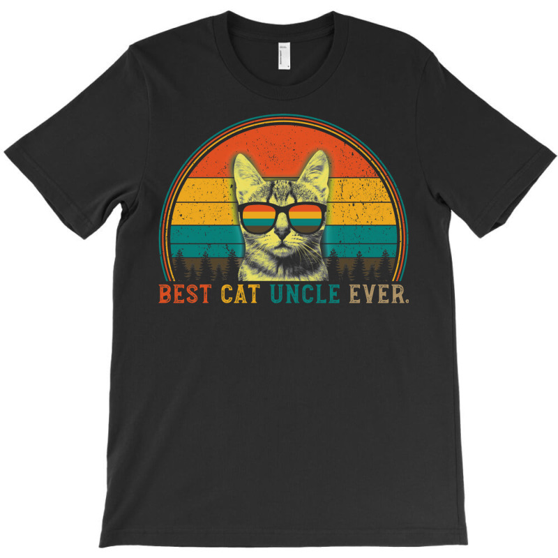 Best Cat Uncle Ever Funny Cat Daddy Father's Day Gift T-shirt | Artistshot