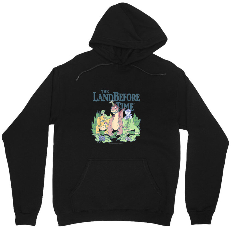 Land Before Time Pastel Dinosaur Friends Unisex Hoodie | Artistshot