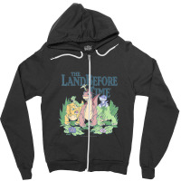 Land Before Time Pastel Dinosaur Friends Zipper Hoodie | Artistshot