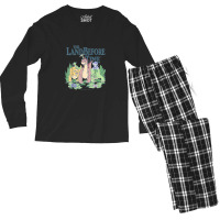 Land Before Time Pastel Dinosaur Friends Men's Long Sleeve Pajama Set | Artistshot