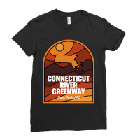 Connecticut River Greenway State Park Massachusetts Ladies Fitted T-shirt | Artistshot