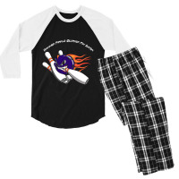 David  - Hammer Purple Men's 3/4 Sleeve Pajama Set | Artistshot