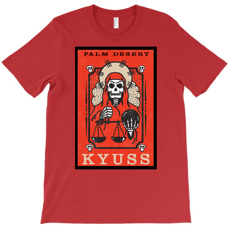 Kyuss   Vintage Print Life And Death Music Poster T-Shirt by mauschruonan2 | Artistshot