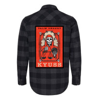 Kyuss   Vintage Print Life And Death Music Poster Flannel Shirt | Artistshot