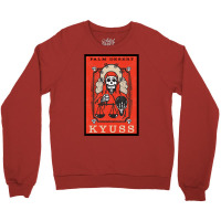 Kyuss   Vintage Print Life And Death Music Poster Crewneck Sweatshirt | Artistshot