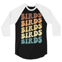 Birds 3/4 Sleeve Shirt | Artistshot