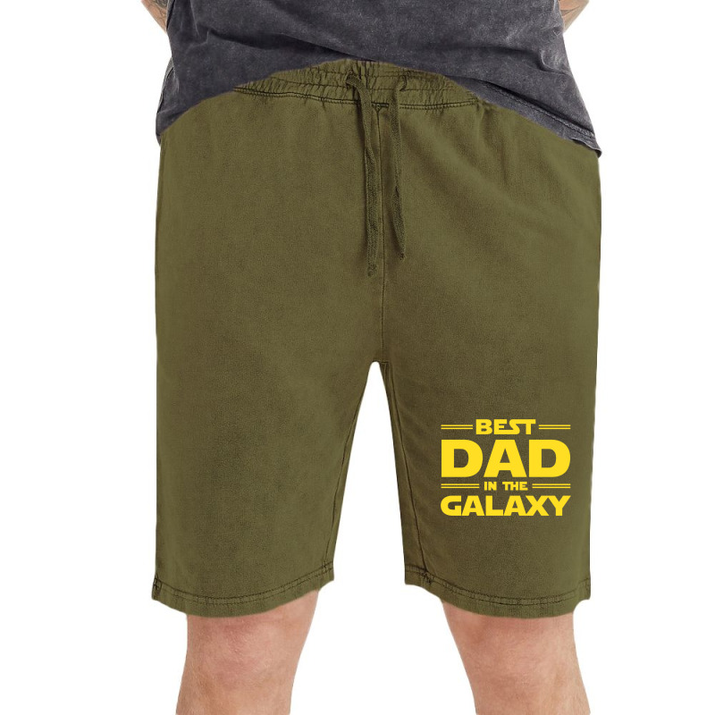 Best Dad In The Galaxy Vintage Short | Artistshot