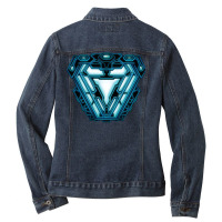 Arc Reactor Ladies Denim Jacket | Artistshot