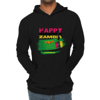 Happy Independence Day Zambia Lightweight Hoodie | Artistshot