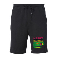 Happy Independence Day Zambia Fleece Short | Artistshot