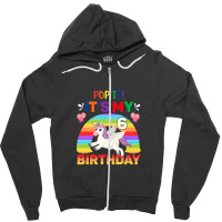 Pop It Fidget 6th Birthday Unicorn Girl Gift Zipper Hoodie | Artistshot