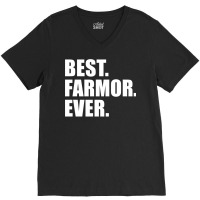 Best Farmor Ever Swedish Grandmother V-neck Tee | Artistshot